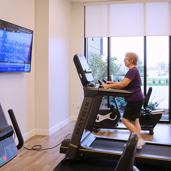 Women in Fitness Centre